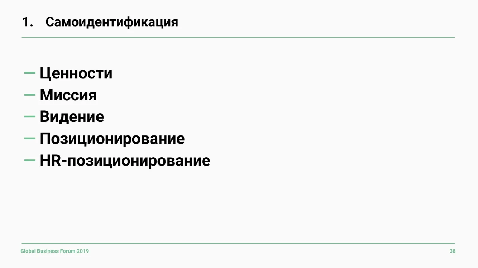 Слайд 38: Шаг 1. Самоидентификация