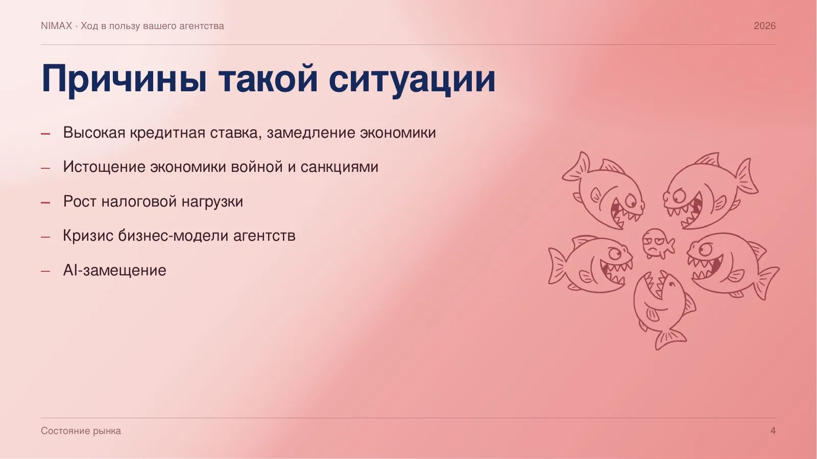 Слайд 4: Причины такой ситуации