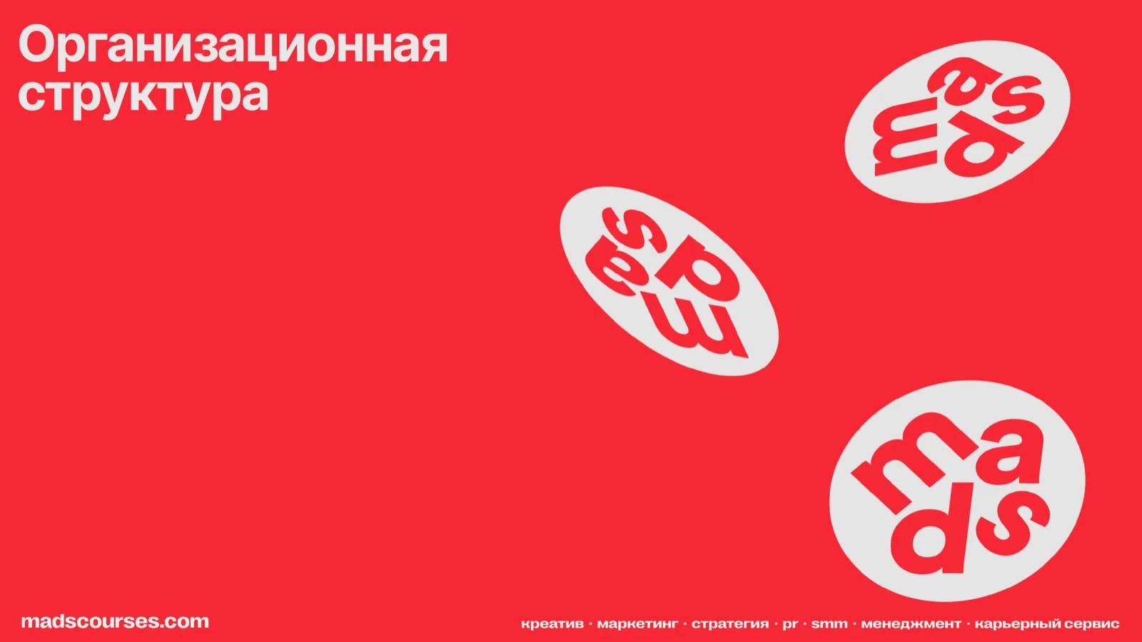 Слайд 12: Организационная структура