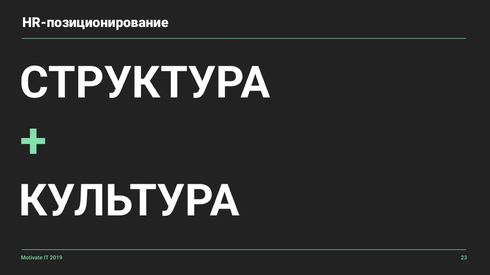 Слайд 23: Формула HR-позиционирования